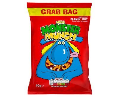 Mega Monster Munch Flamin' Hot 10-Pack | Fiery Snack Crisps