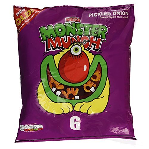 Lorenz Monster Munch Pickled Onion Crisps – 10 Pack Multi-Bag